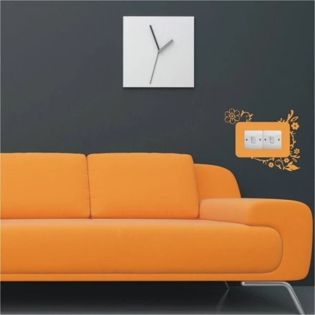Sticker under contact 1119 in a modern living room, adding energy with colorful accents against a neutral background.