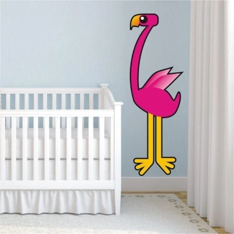 Flamingo 21 Printed Sticker