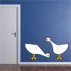 Chicken sticker 30 adds charm and color to a cheerful children\'s room against a blue wall.