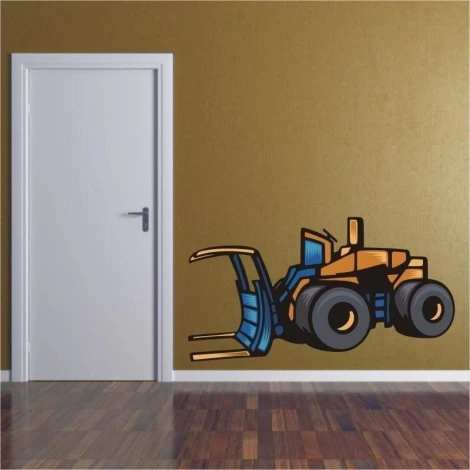 Energetic lift sticker 40, perfect for a modern children\'s room, adding style and charm.