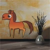 Cheerful foal sticker 09, perfect for creating a joyful atmosphere in a child\'s room.