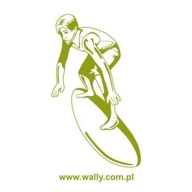 Stylish surfer painting template 1328, perfect for a modern youth room, adds energy.