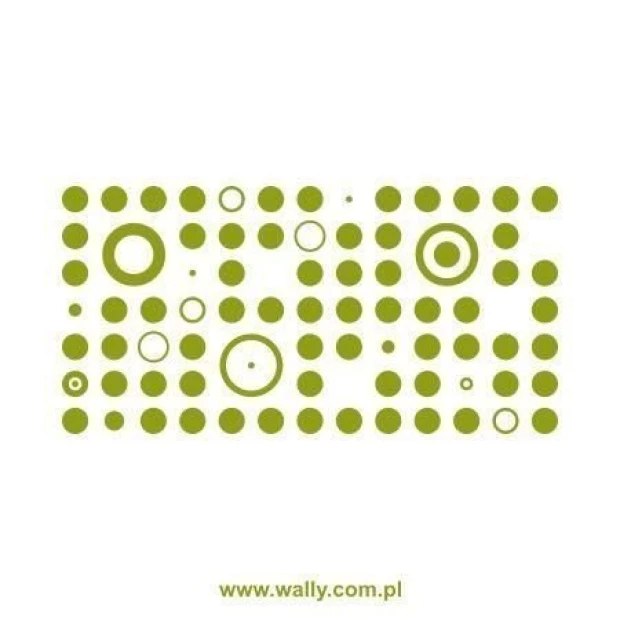 Abstract painting template 1348 in fresh shades of green, perfect for modern interiors.