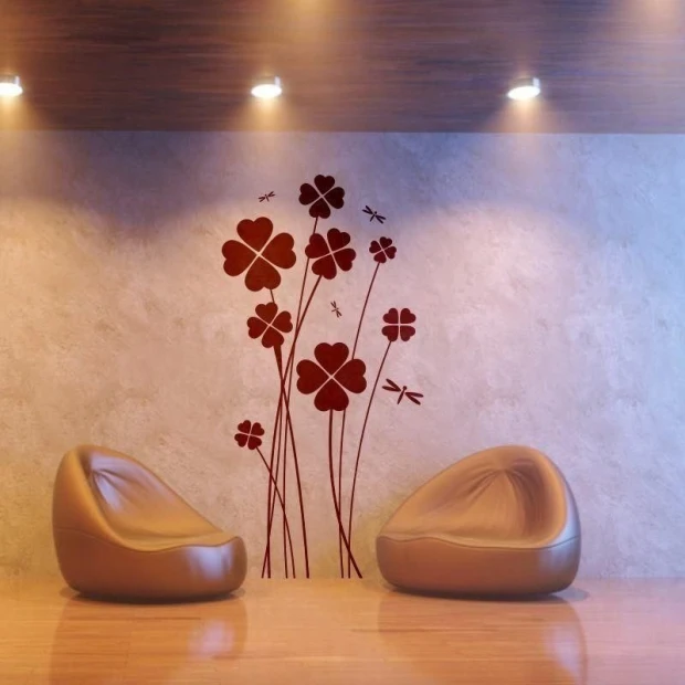 Stylish clover 1355 in a modern interior, adding charm and warmth to any room.