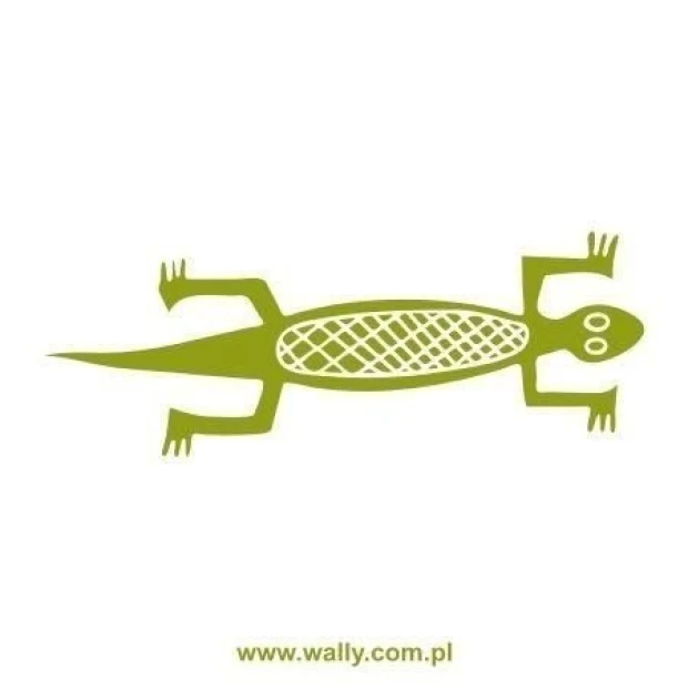 Stylish African sticker 1486 in green, perfect for modern boho-style interiors.
