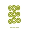 Stylish African sticker in vibrant green, perfect for modern interiors, adding a unique touch.