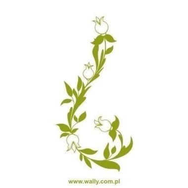 Elegant floral sticker 1426, perfect for creating a cozy atmosphere in a modern interior.