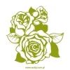 Minimalist rose sticker 1436, perfect for modern interior decor, adding a touch of elegance.