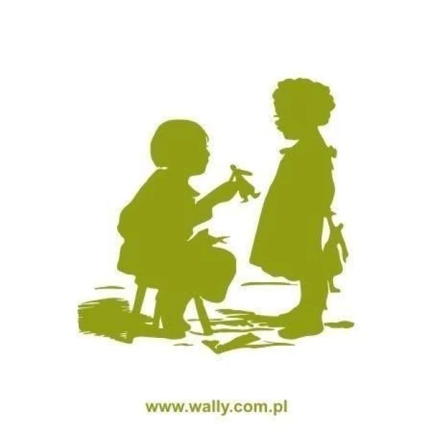 Charming children\'s sticker 1584, perfect for creating a joyful atmosphere in a child\'s room.