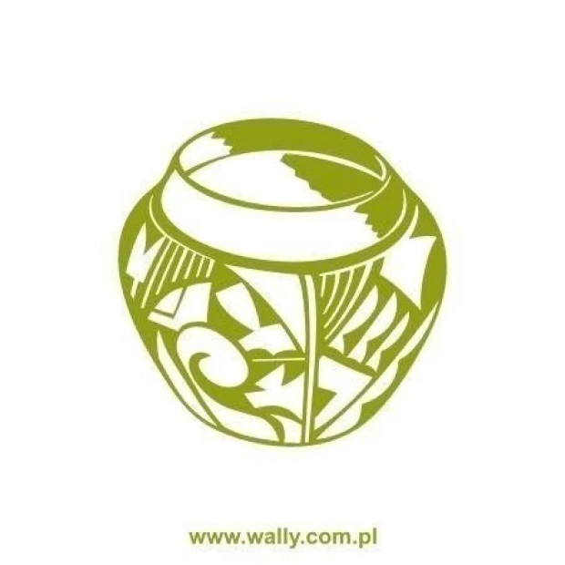Stylish Indian sticker 1519, perfect for modern interiors, adds an ethnic touch in pastel colors.