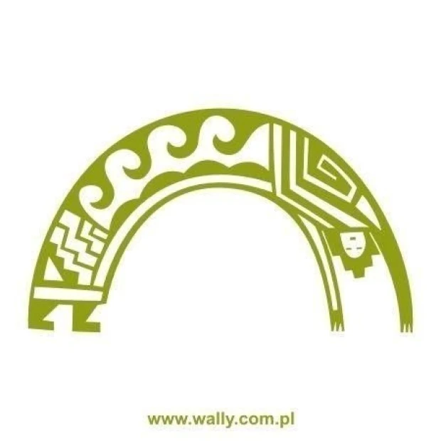 Stylish Indian sticker 1527, perfect for minimalist interiors, adding character to walls.