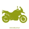 Stylish motorcycle sticker in vibrant green, perfect for modern interior enthusiasts.