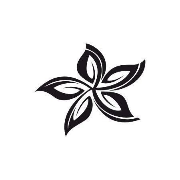 Stylish floral sticker 1694, perfect for modern interiors, adding elegance and freshness to any space.
