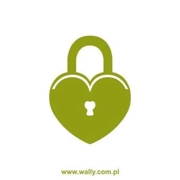 Stylish heart-shaped sticker, perfect for romantic decor, adding charm to any space.