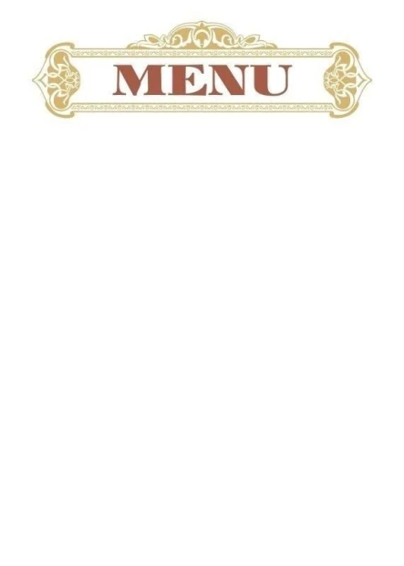 Elegant dry-erase board 031 with MENU text, perfect for a modern kitchen or dining room.