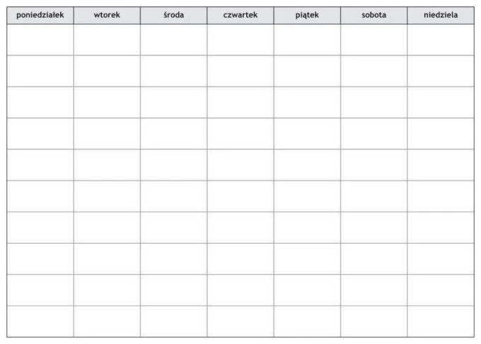 Weekly planner whiteboard 038 for modern offices, perfect for task organization and daily planning.