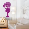 African sticker 1495 in a modern living room, adding a bold accent with its geometric design.
