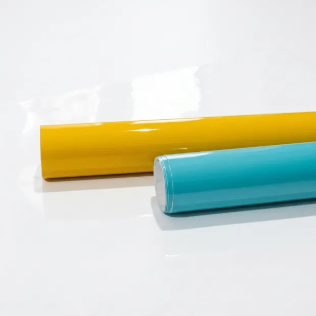 Dry-erase sticker for fridge in vibrant colors, perfect for modern kitchens or offices.