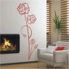 Elegant floral painting template 0987, perfect for a modern living room, adding a touch of subtle charm.