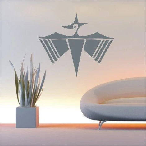 Stylish Indian sticker 1502, perfect for a modern living room, adding character and a unique touch.