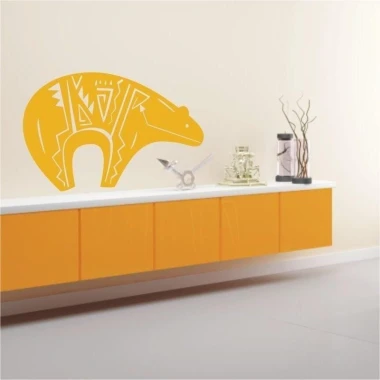 Stylish Indian sticker 1503 in a cozy interior, adding energy and character to modern living spaces.
