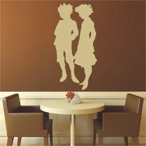 Stylish children\'s painting template 1581 in pastel shades, perfect for a cozy kids\' room.