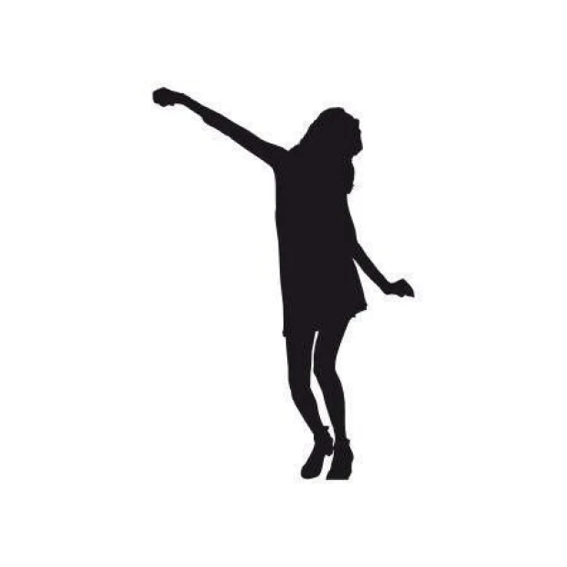 Elegant women\'s silhouette in a minimalist style, perfect for a modern interior.