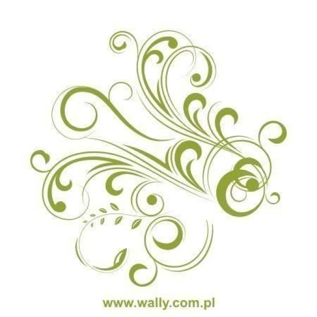 Elegant vintage floral painting template 0792 in soft green shades, perfect for romantic decor.