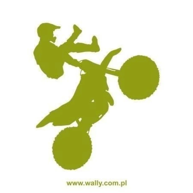 Dynamic motocross wall art template 1543, perfect for a young extreme sports enthusiast\'s room.