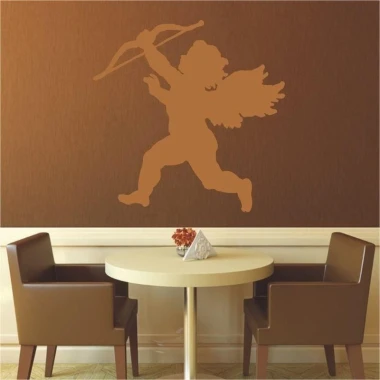 Charming cupid in a subtle shade, perfect for a romantic interior above a cozy table.