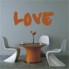 Energetic love 1654 painting template in a modern dining room, adding character and warmth to the space.