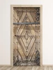 Stylish Gdańsk 299 wallpaper featuring elegant wooden doors, perfect for a rustic interior.