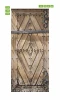 Authentic wallpaper featuring decorative rustic wooden doors, perfect for enhancing your space.