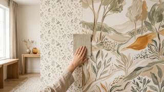 How do wall murals differ from wallpaper?