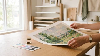 Digital printing vs. reproduction quality of paintings works