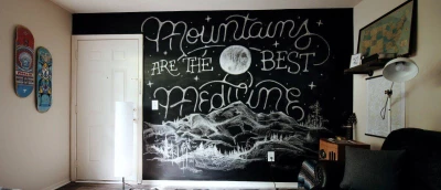 Chalk foil or board paint? A short guide.