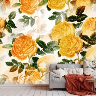 Mural in the bedroom - arrangements that will make the space cozy