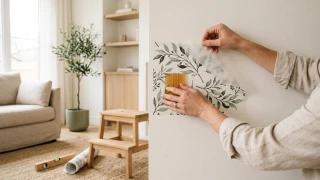 How to stick a sticker on the wall? Step by step until you achieve an amazing effect