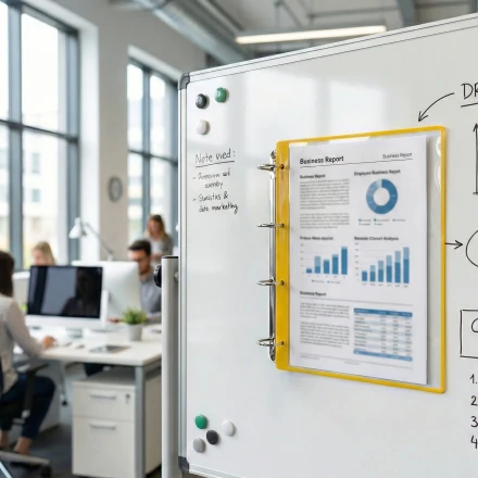 Magnetic Display, A4 Document Folder