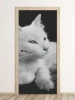 Wallpaper For Doors White Cat Fp 6169