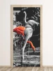 Wallpaper For Door For Flamingo Doors P138