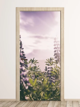 Lavender Wallpaper For Door Fp 4398
