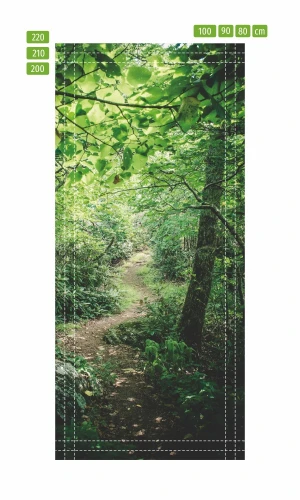 Wallpaper For Doors Forest Path Fp 6039