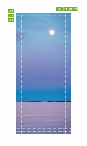 Wallpaper For Doors Snow In Moonlight Fp 6146