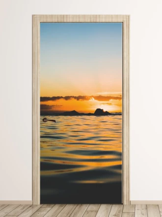 Wallpaper For Sunset Doors At The Seaside Fp 3490