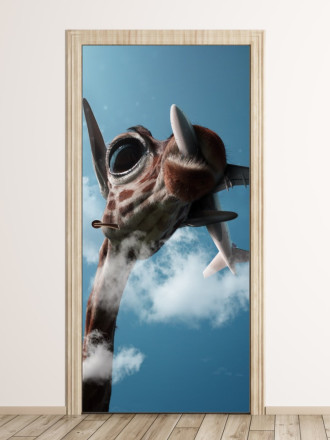 Wallpaper For Doors Giraffe Fp 6091