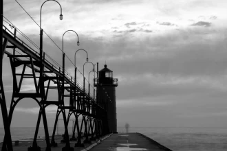 Wallpaper Of The Pier At The Lighthouse Fp 4121