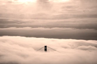 Wallpaper Bridge Over Clouds Fp 5347