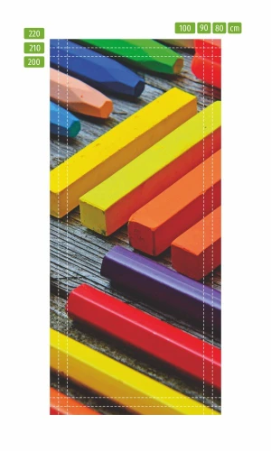 Wallpaper Sticker For Door Colour Chalk Fp 6332