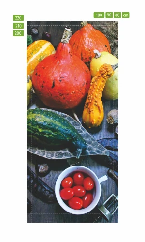 Wallpaper Sticker For Door Vegetables Fruit Fruit Fp 6330